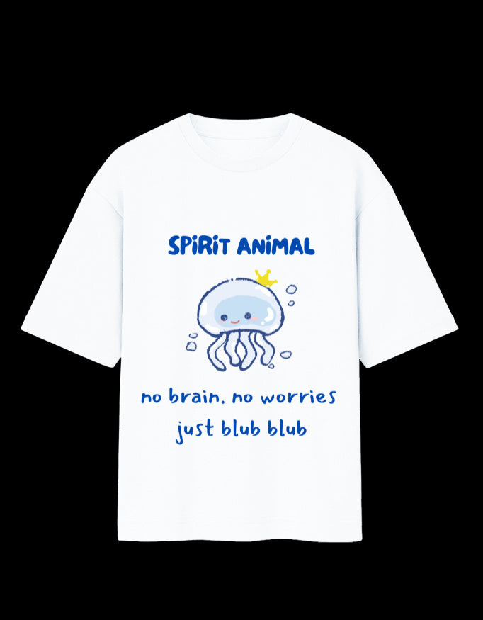 Spirit Animal – Just Blub Blub Oversized T-Shirt