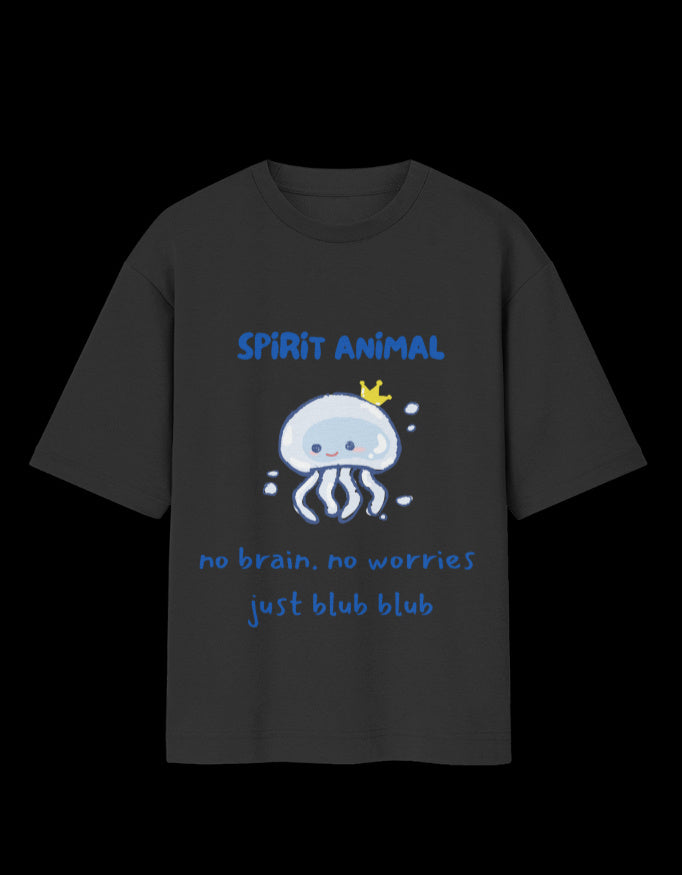 Spirit Animal – Just Blub Blub Oversized T-Shirt