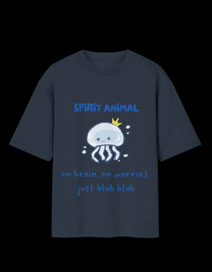 Spirit Animal – Just Blub Blub Oversized T-Shirt
