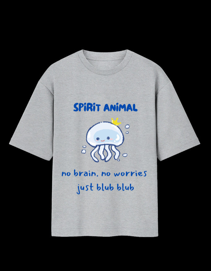 Spirit Animal – Just Blub Blub Oversized T-Shirt