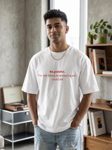 Be Grateful Oversized T-Shirt thumbnail 1