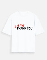 Fuck Thank You Oversized T-Shirt thumbnail 2