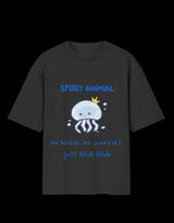 Spirit Animal – Just Blub Blub Oversized T-Shirt thumbnail 4
