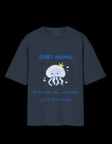 Spirit Animal – Just Blub Blub Oversized T-Shirt thumbnail 5