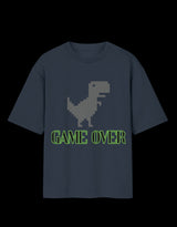 Game Over Dinosaur Oversized T-Shirt thumbnail 4