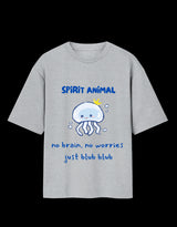 Spirit Animal – Just Blub Blub Oversized T-Shirt thumbnail 6