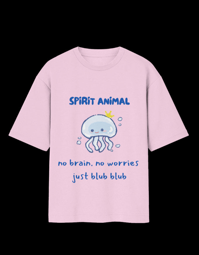 Spirit Animal – Just Blub Blub Oversized T-Shirt