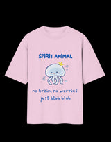 Spirit Animal – Just Blub Blub Oversized T-Shirt thumbnail 7