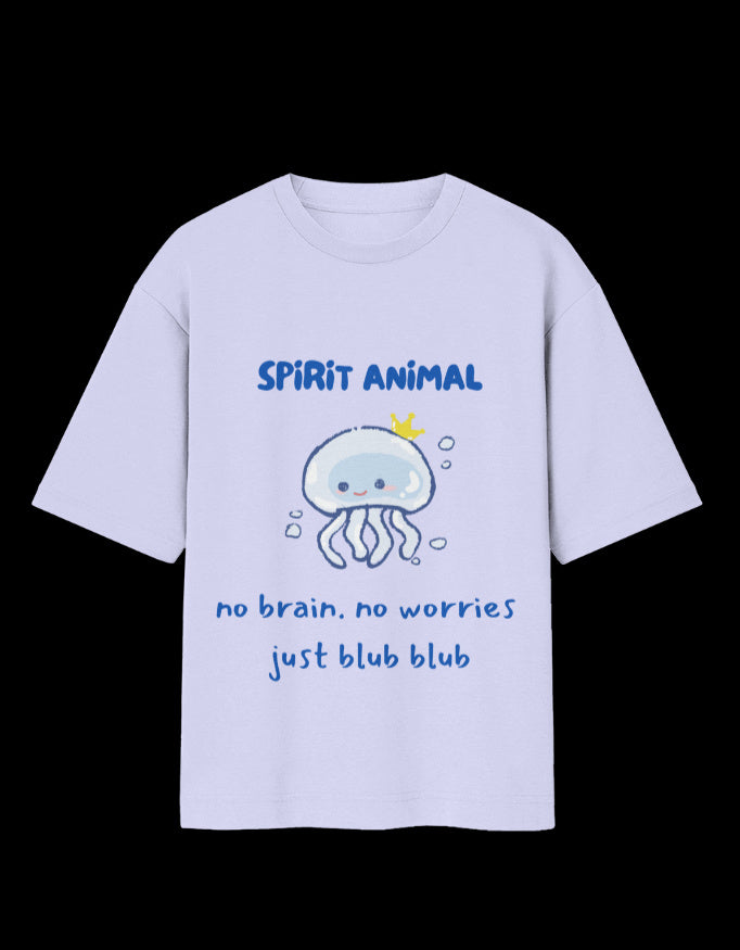 Spirit Animal – Just Blub Blub Oversized T-Shirt