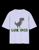 Game Over Dinosaur Oversized T-Shirt thumbnail 7