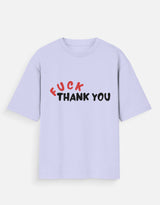 Fuck Thank You Oversized T-Shirt thumbnail 5
