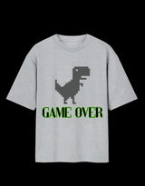 Game Over Dinosaur Oversized T-Shirt thumbnail 5