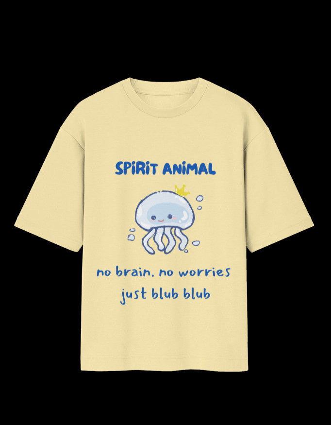 Spirit Animal – Just Blub Blub Oversized T-Shirt